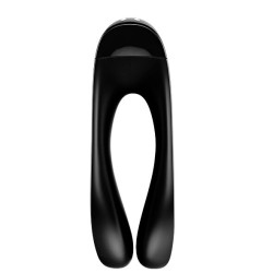 Satisfyer - Vibrateur  Doigts Candy Cane Noir